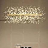 Lampadari Sputnik Design Moderno Altezza Regolabile in Cristallo per Sala Pranzo