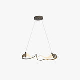 LED Lampadario Moderno Design a Onde Elegante