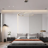 Lampadario Camera da Letto a LED Design Curvo Semplice