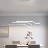 Lampadario Sospensione 3 Luci Moderno Lineare Led