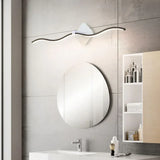 Applique IP44 Bagno LED Design Curvo Nero