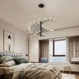 Lampadario Moderno Pendente con Led Nero Spirale