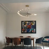 Lampadario Moderno Pendente con Led Nero Spirale