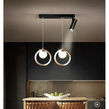 Lampadario da Soffitto Cucina Regolabile Nero Oro in Vetro