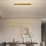 Lampadario Soffitto Moderno Cerchi e Linee