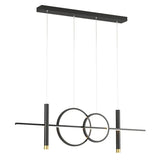 Lampadario Soffitto Moderno Cerchi e Linee