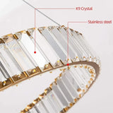 Lampadari Classici Cristallo a Forma di Anello