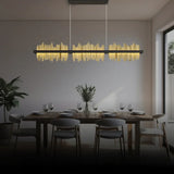 Lampada a Sospensione Design Moderno per Soggiorno Nero