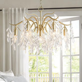 Cristalli Lampadario Gocce Elegante Stile Retro Lussuoso