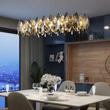 Lussuosi Lampadari Moderni di Cristallo in Ottone