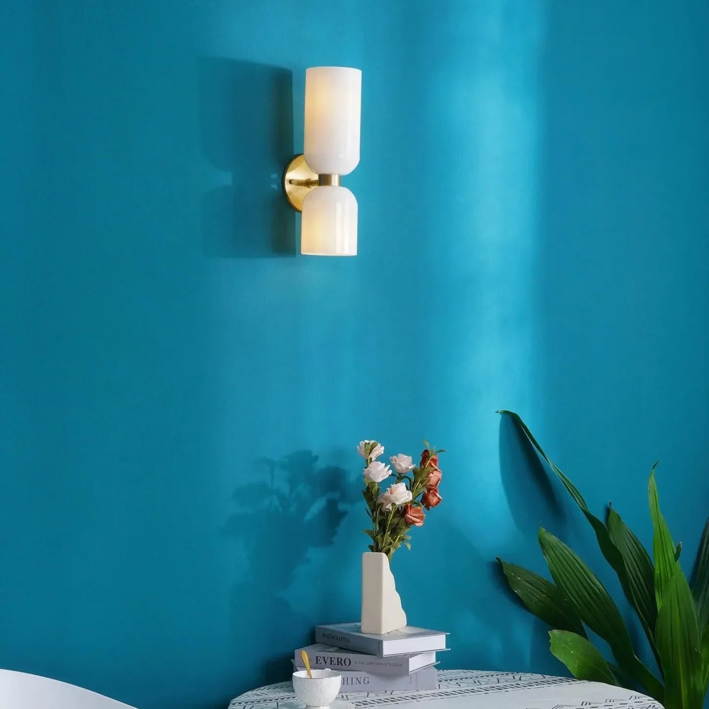 Lampade da Parete Doppia Luce Bianca Moderna