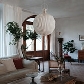 Lampadario Di Carta Pieghevole Bianco per Soggiorno