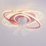 Luce Ventilatore a Soffitto Moderno Blu Stelle