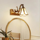 Applique Classiche in Ottone con Fiori per Bagno