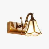 Applique Classiche in Ottone con Fiori per Bagno