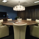 Lampadari con Paralumi in Tessuto Artistico Irregolare