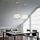 Lampadario Bianco Moderno Design Nuvola in Vetro