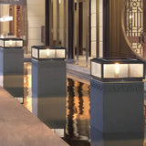 Lampioni da Giardino Led Solari Cube Design Moderno