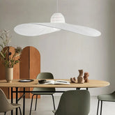 Lampadario Contemporaneo Bianco Elegante a Cappello