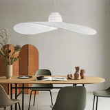 Lampadario Contemporaneo Bianco Elegante a Cappello