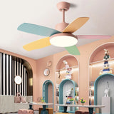 Luce con Ventilatore da Soffitto Design Multicolore