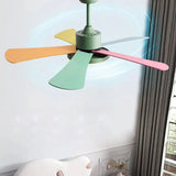 Luce con Ventilatore da Soffitto Design Multicolore