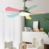 Luce con Ventilatore da Soffitto Design Multicolore