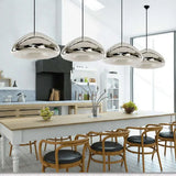 Lampadario Sospensione Moderni Design in LED Cromato