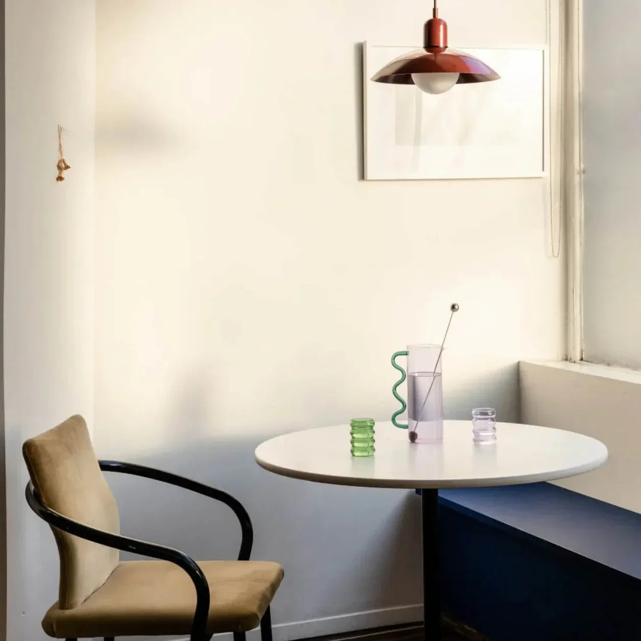 Lampadario Metallo Design Nordico Semplice per Sala da Pranzo