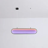 Lampadario Moderno Ovale a LED Neon Light Design