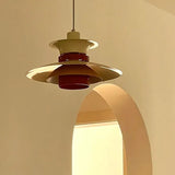 Lampadario Metallo Vintage Design Creativo a Forma di Disco