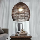 Lampada a Sospensione in Rattan Stile Cinese