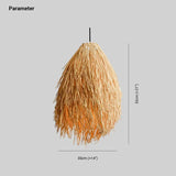 Lampadari in Rattan Offerte a Forma di Scopa