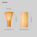 Lanterna di Bambù LED per Camera da Letto Energetica