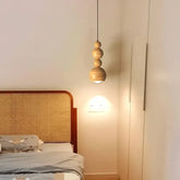 Lampadari a Sospensione in Legno Stile Calabash