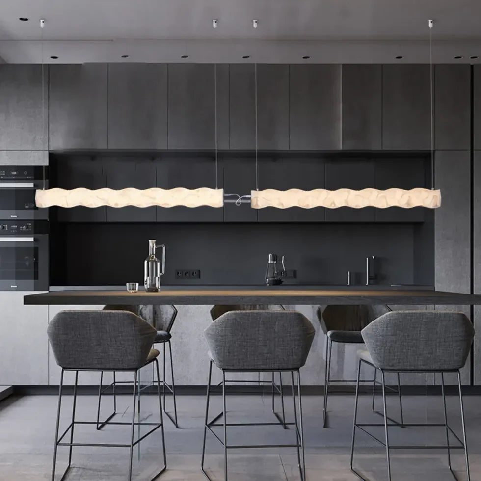 Lampadario Moderno Led Cucina Stile Onde Lunghe