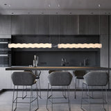 Lampadario Moderno Led Cucina Stile Onde Lunghe