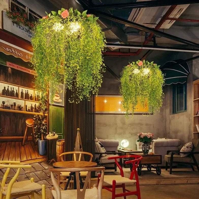 Lampadari Sospensioni Moderni Decorazioni Di Piante Verdi
