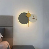 Applique per Letto LED a Forma di Orologio per Camera