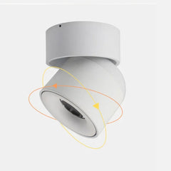Faretto LED soffitto orientabile dal design moderno in metallo