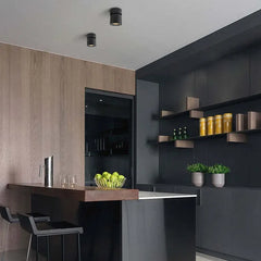 Faretto LED soffitto orientabile dal design moderno in metallo