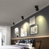 Faretti Cilindrici da Soffitto LED in Metallo Design Moderno