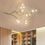 Eleganti Lampadari in Vimini Cristallo a Ramosa