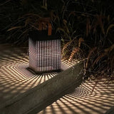 Moderna Lampade da Terra Portatile con Design Forato