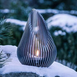 Lampada da Terra in Metallo Design Goccia Impermeabile