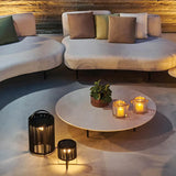 Lampada da Terra Metallo Nero per Esterni