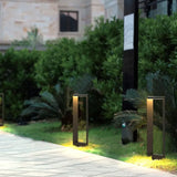 Lampioni da Giardino Design LED Stile Minimal Nero
