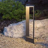 Lampioni da Giardino Design LED Stile Minimal Nero