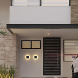 Applique da Esterno Rotonde LED in Metallo Design Moderno