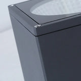 Plafoniere Moderne Rettangolari LED in Metallo Nero per Corridoio